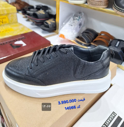 تصویر از کفش اکتیو ونس چرم  مشکی